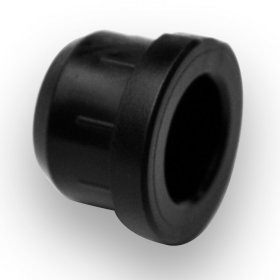 Bague de guidage à collerette composite noir pour axe Ø12 mm